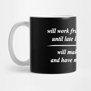 work meetings calls Mug